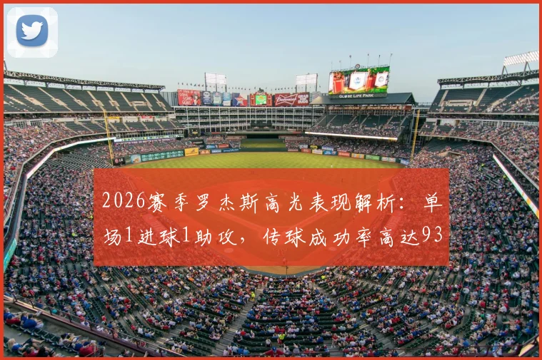 2026赛季罗杰斯高光表现解析：单场1进球1助攻，传球成功率高达93.33%的背后战术