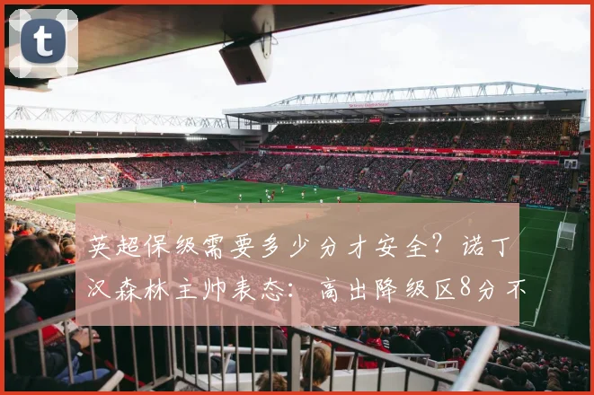 英超保级需要多少分才安全？诺丁汉森林主帅表态：高出降级区8分不够，详解赛季末积分形势